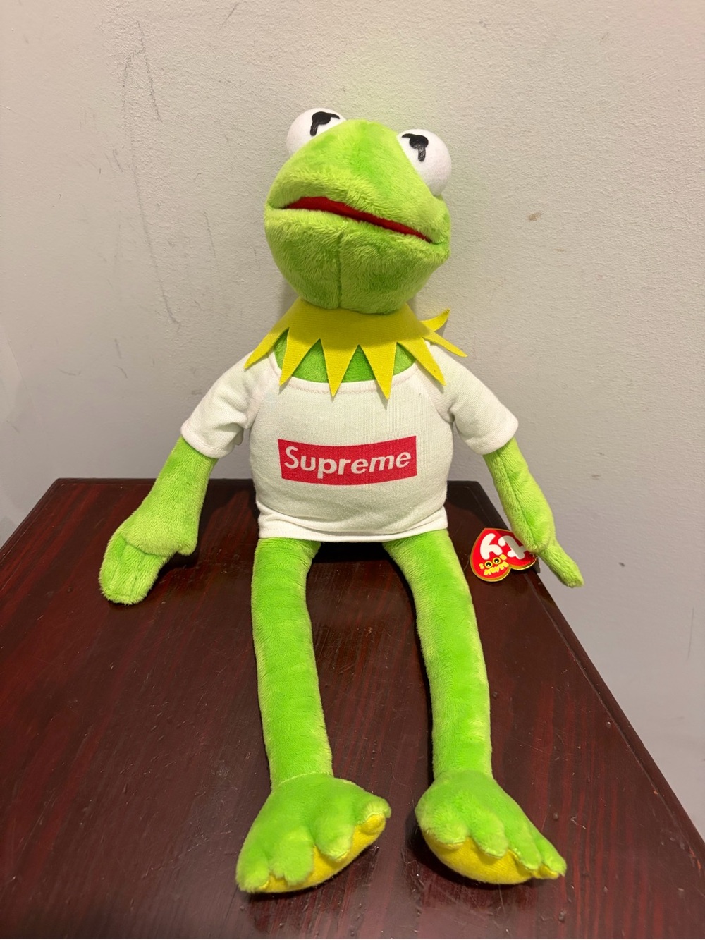 2008 Supreme x Green Kermit Beanie Boo Plush